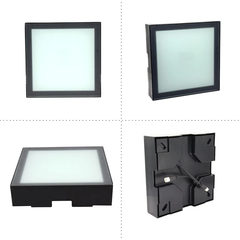 Pressure sensing active game led floor tiles dance interactie floor light game with design software