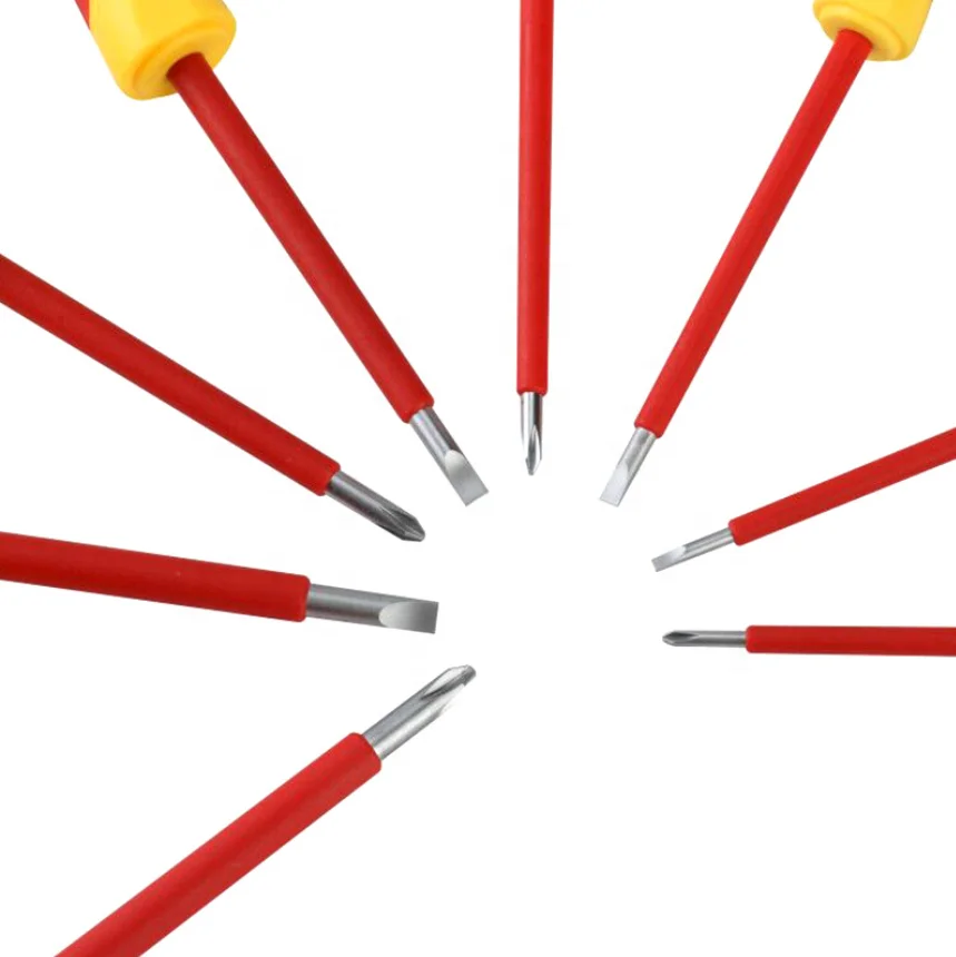 8pcs professional insulated hand tool screwdriver bit technology good price screwdriver insulated