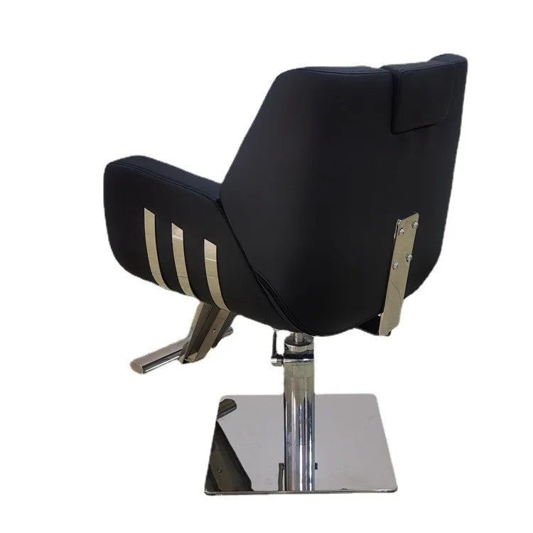 Siman Comfortable Hairdressing Salon Furniture Styling Chair with braked wheels Barber Shop Advertisement with Armrest