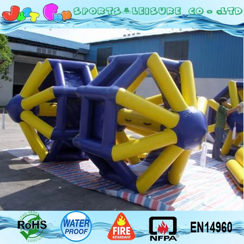 Commercial giant inflatable jumbo water ball rolling inside
