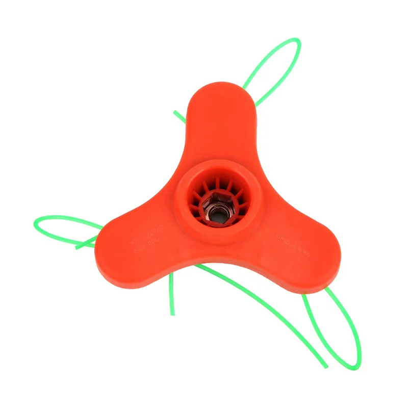 Universal lawn mower shear head and thread string brush lawn mower lawn mower plastic three-line grass head