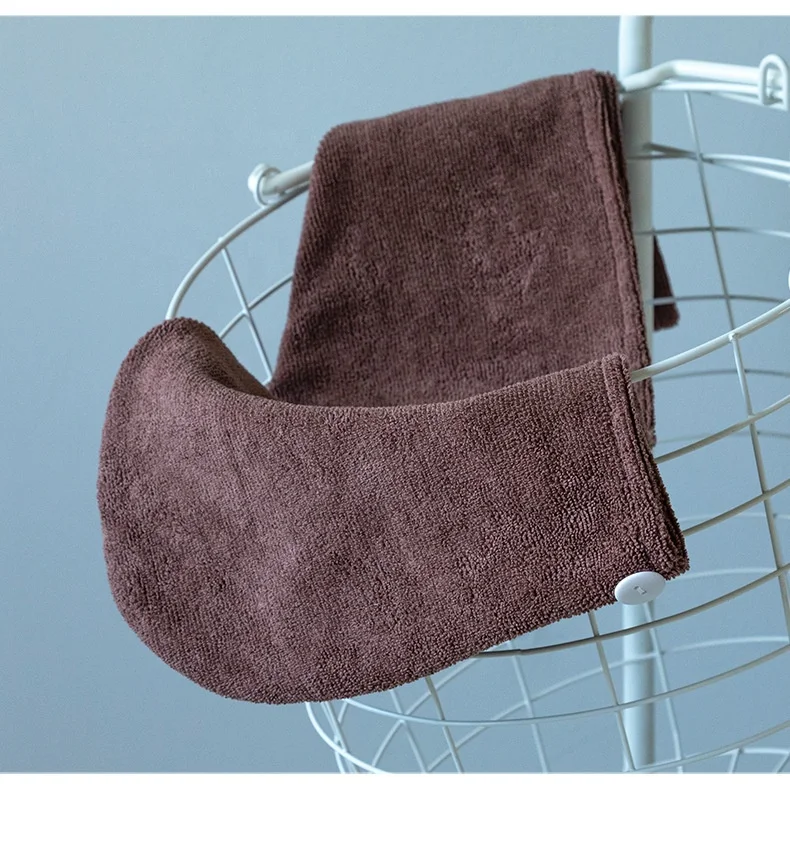 Microfiber Hair Towel Wrap Super Absorbent Quick Dry Hair Turban for Drying Curly Long Thick Hair women