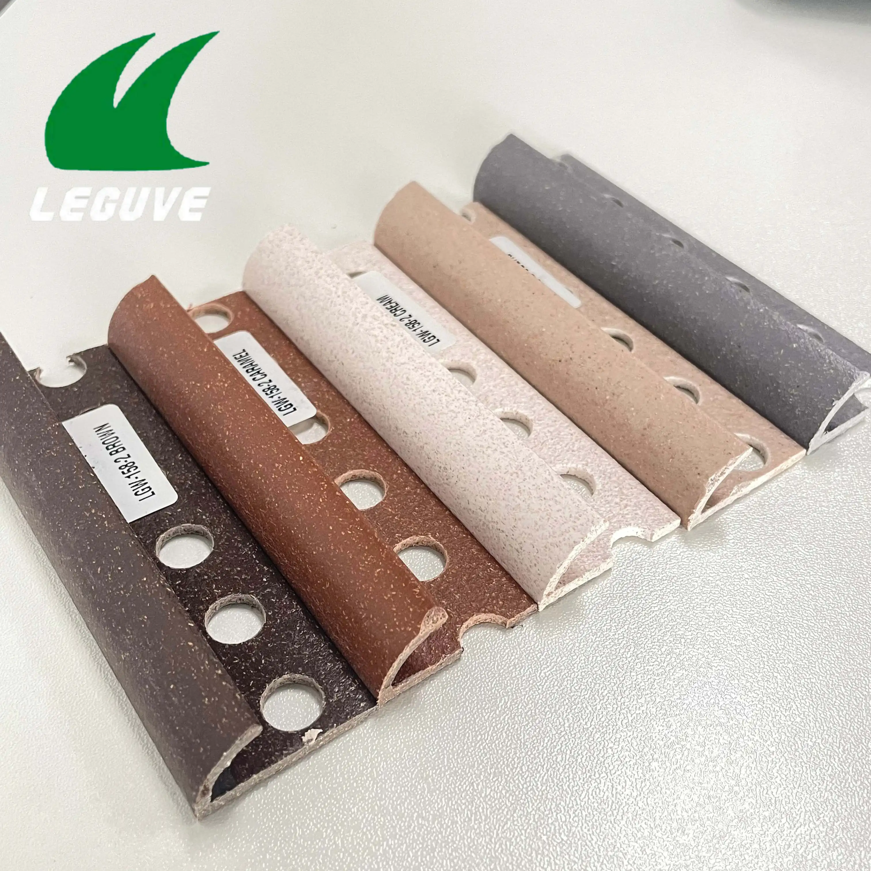 Leguwe WPC edges corners wood composite plastic side covers for decking floor