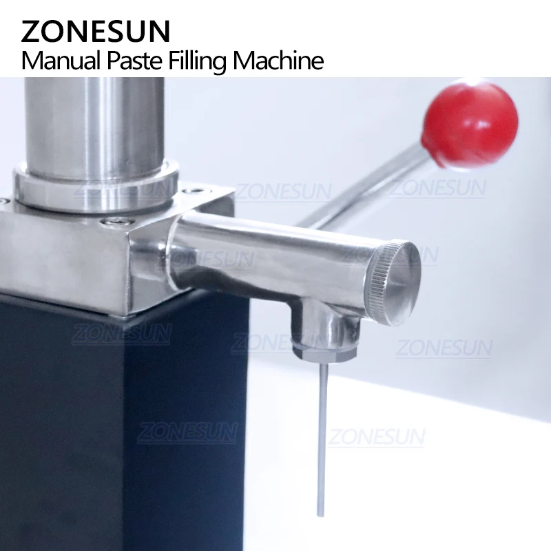 ZONESUN ZS-MGT1S Manual Lotion Cosmetic Peanut Butter Sauce Honey Cream Yogurt Molasses Jam Jar Bottle Paste Filling Machine