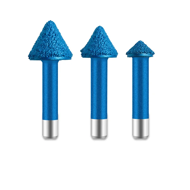 cnc Stone Brazing Carving Tool Diamond Burr Set Marble Granite Glass Engraving Bits Router Bits