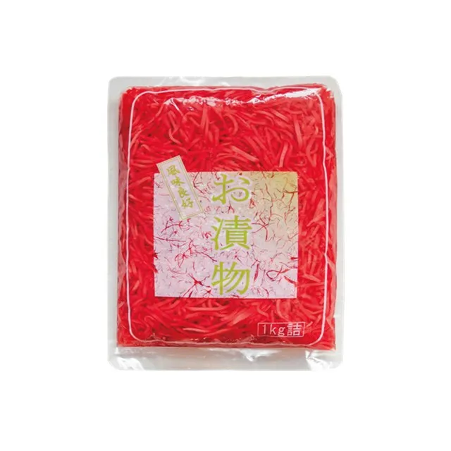 
all natural pickled ginger beni shoga 1kg 