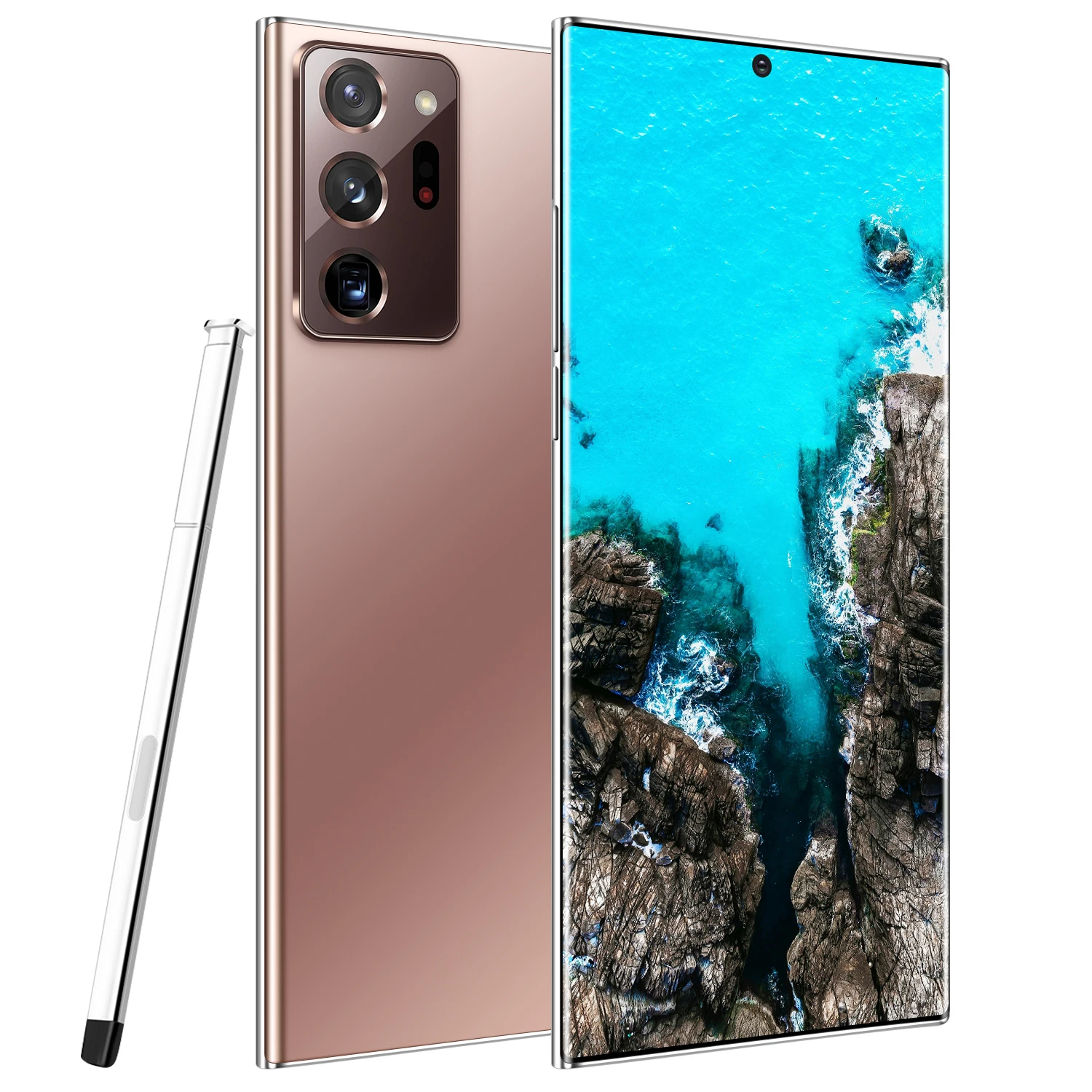 Новинка 2020 года, Лидер продаж, смартфон note20U + с двумя SIM-картами и двойным режимом ожидания, 6,9 дюймовый смартфон на базе Android, Прямая продажа с завода