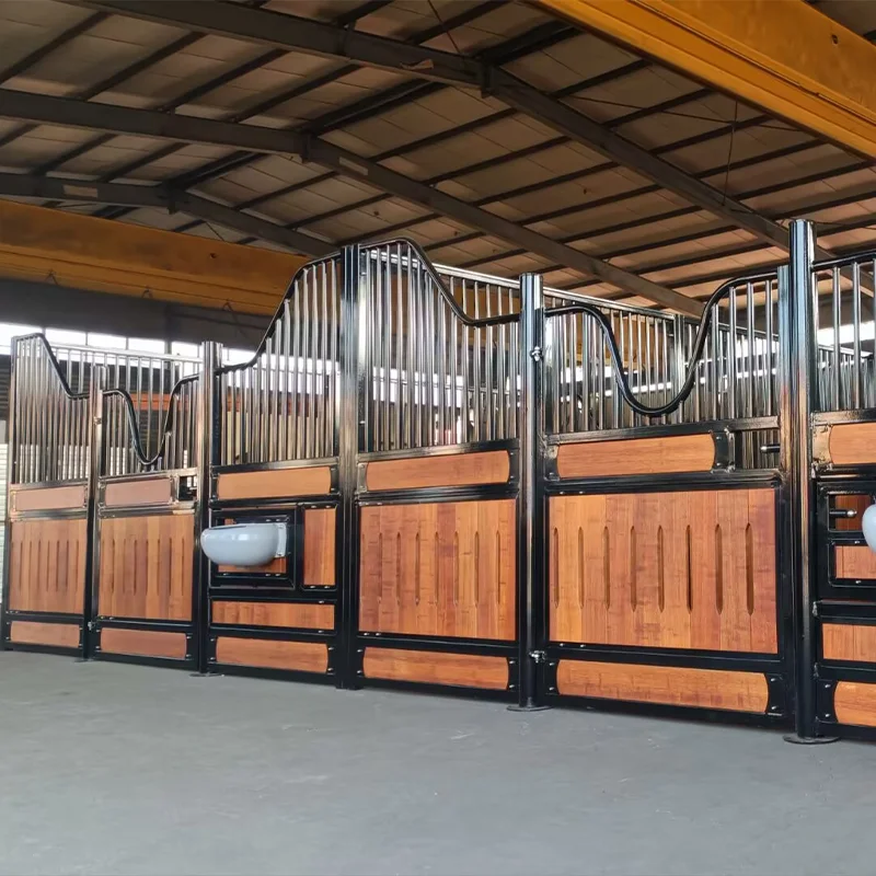 Hot Sales Equipment Durable Bamboo Horse Equipment Horse Stable Box Horse Stall Panels