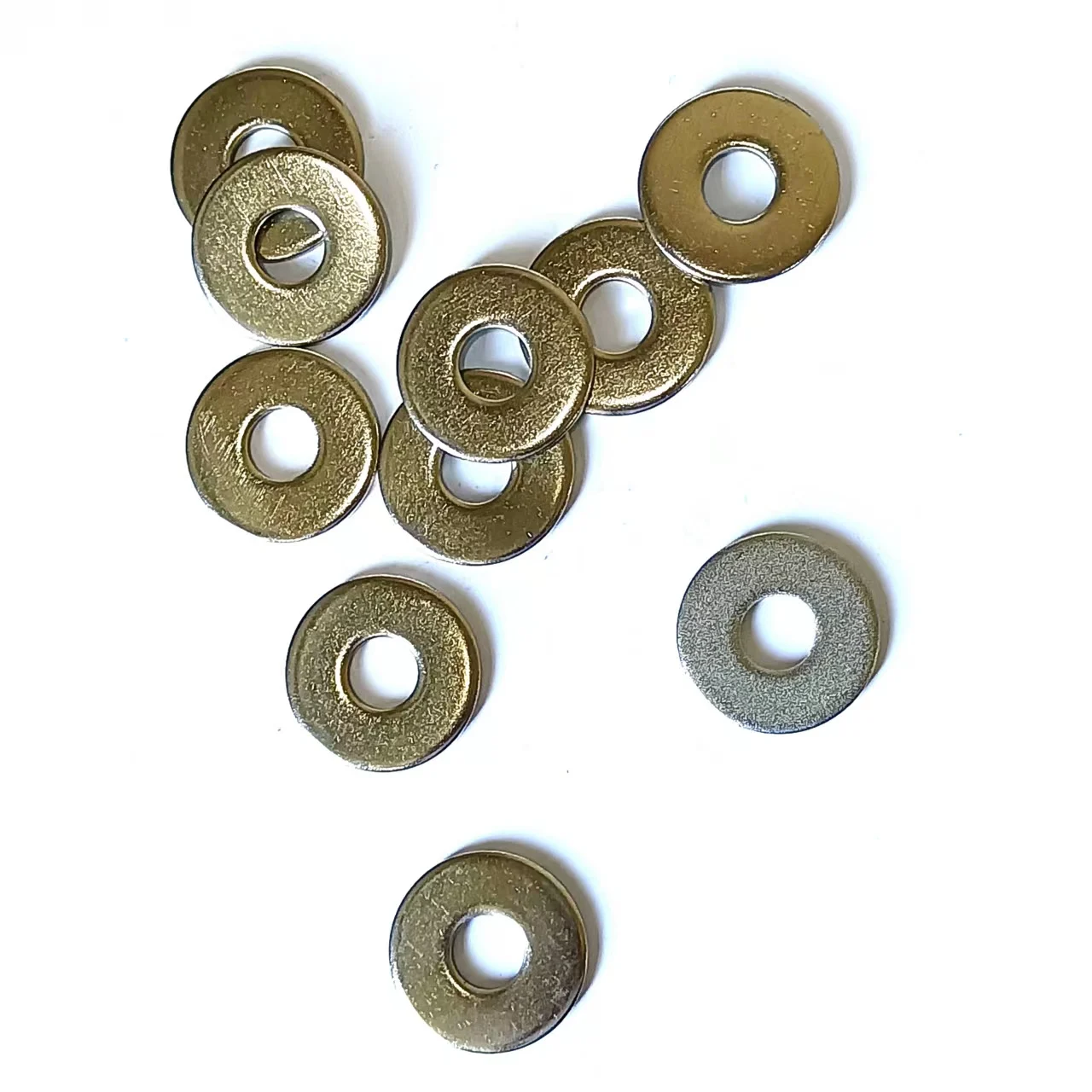 different sizes plain or silvery low price reliable safe high hardness metric anti-corrosion DIN125 Round circle flat washer
