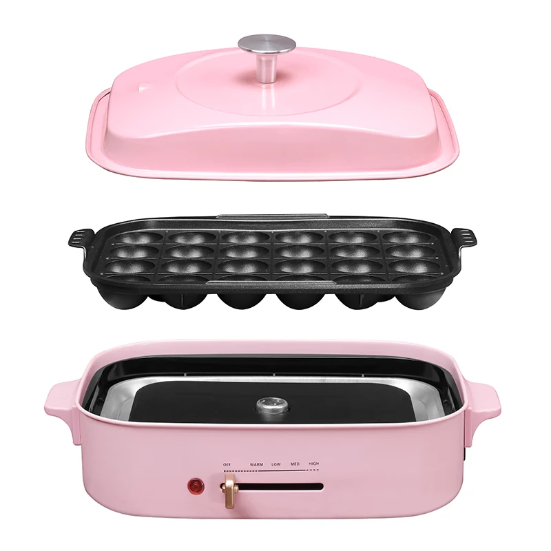 OEM Multi Functions Cooker hot pot,slow cooker, Non-Stick Surface and Cool Touch BBQ grill cooker