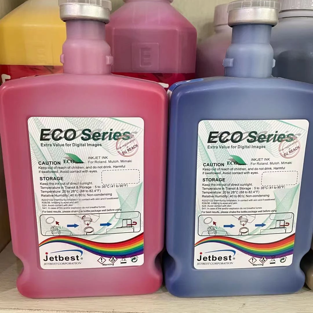 500ml High Quality Jetbest Eco Solvent Max ESL3 Ink for Ro- land BN-20/RE-640/RS-540/RS-640/SP-300i/ SP-540i/ VP-300i/ VP-540i