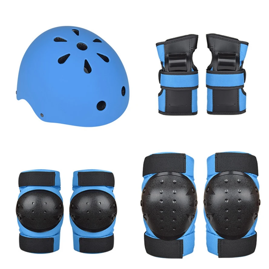 Wholesale Price PCS/Set Elbow Knee Pads Wrist Guard Skateboard Roller Skating Protective Gear Manufacture for Kids Adult