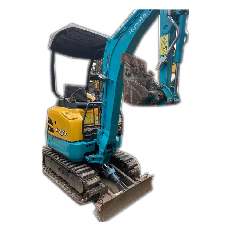 Used Japan original 1.5 ton kubota 15 Used mini excavator used kubota mini crawler excavator