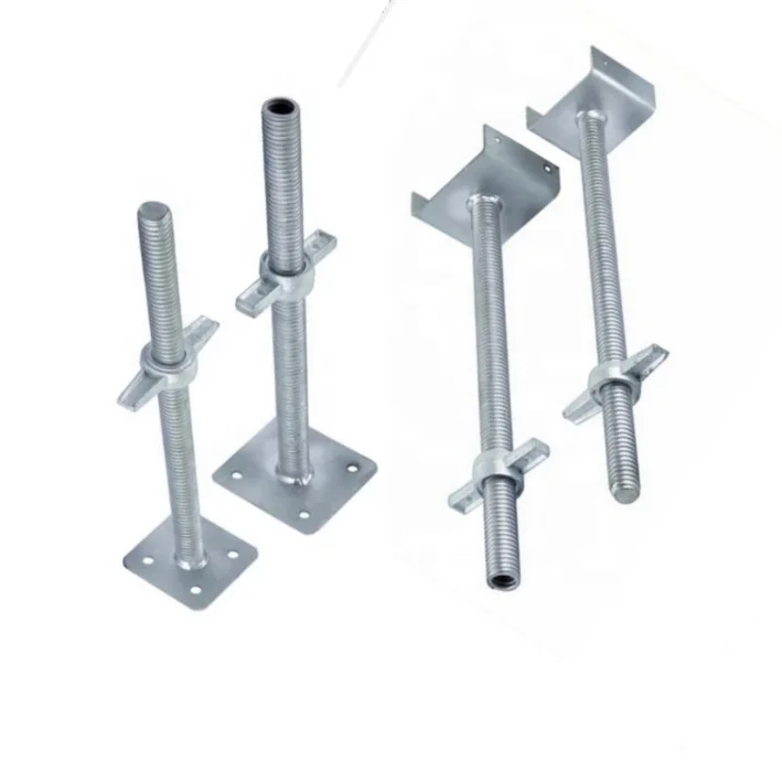 2024 Factory Product Scaffolding Adjustable U Head  Steel Hollow Jack Base for constructiion