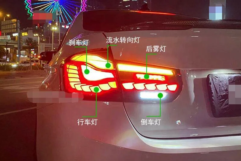 2013-2020 год для BMW F35 F30 318 328i 320 325 335 330I светодиодные задние фонари CN красного