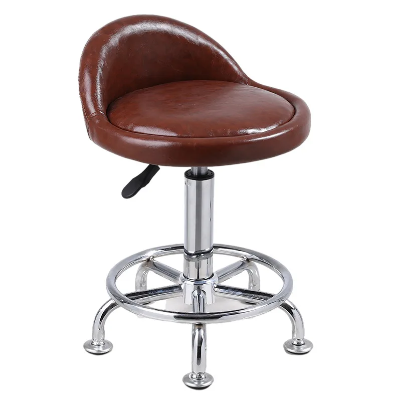 Commercial Industrial Furniture Kitchen Height Bar Stools Leather Bar Stool High Chair for Sale