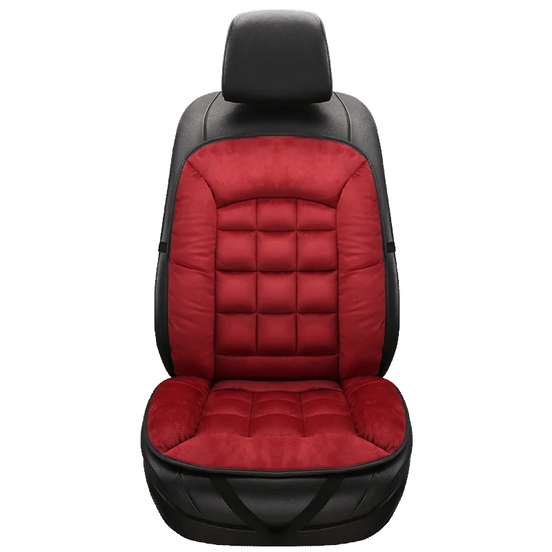 Car seat covers single butt cushion winter plush short one-piece car cushion winter warmth rear seat cushion three-piece set