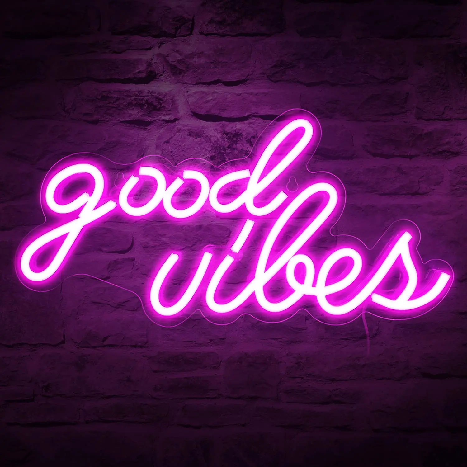 Good Vibes Custom Neon Sign LED Neon Light Decor Bar Party Wedding Decoration