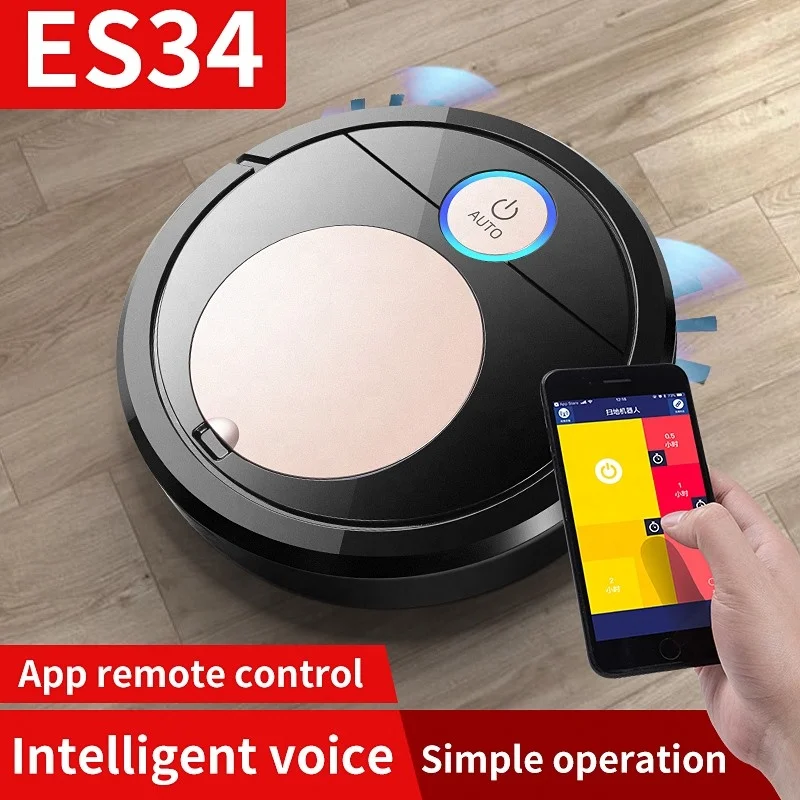2022 Hot selling indoor intelligent sweeping robot APP remote control 3 in 1 Cleaning Robot USB sweeper dust removal robot