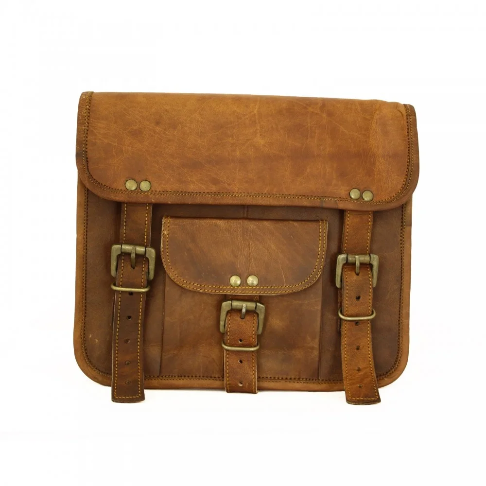 Leather Crossbody Sling Bag Teen Boys Girls Satchel Handbag Messenger Bags