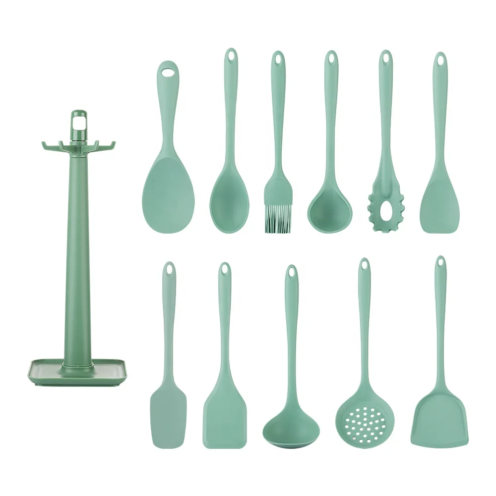 Top Seller Kitchen Accessories Silicon Non-stick Kitchen Tool Cooking Utensils Set Silicone Spoon Kitchen Utensil Set