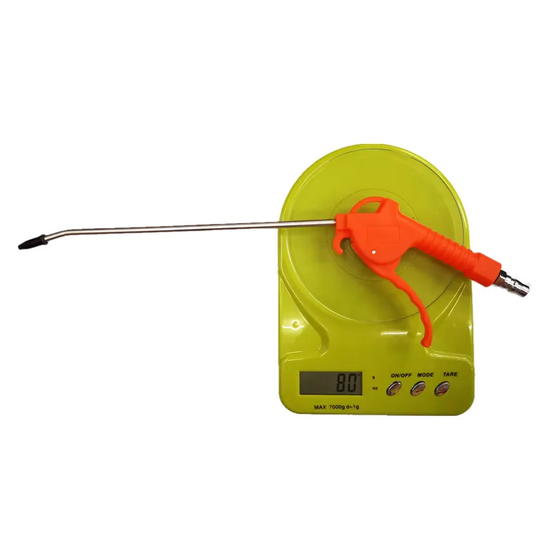 
Air Blow Gun Plastic Dust Gun with High Strength Stainless Steel Pipe -Strong Concentrated Nozzle Rubber Cap 1/4 PT STEEL 425mm 