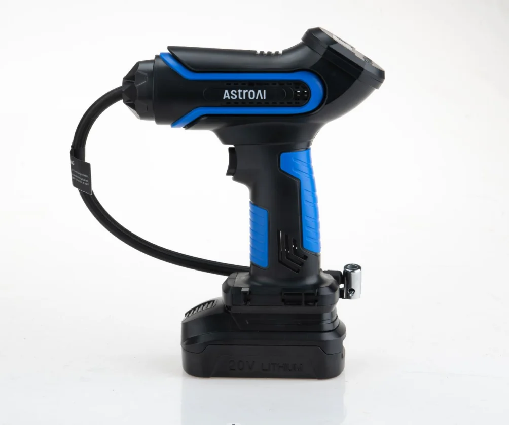 20V  car air pump mini portable battery wireless rechargeable cordless digital compressor for car tires tire inflators