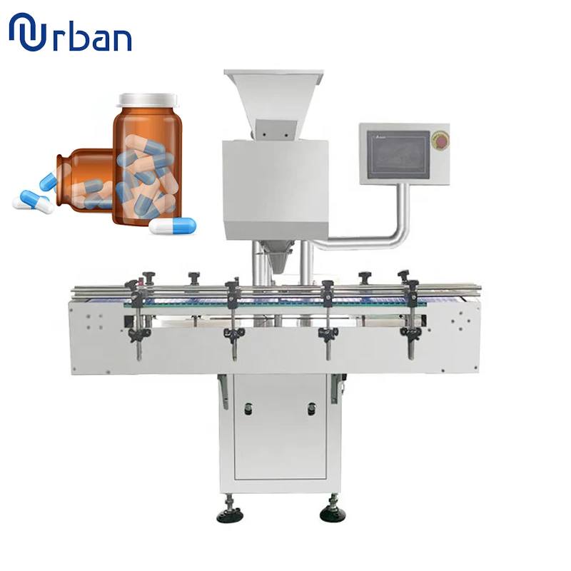 8 Passageway Medical Packaging Tablet Capsule Counting Machine For Pharma