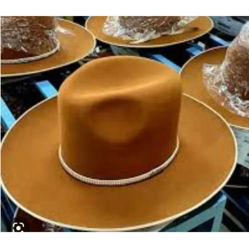 R2003 Wholesale Wool Felt Jewish Hat  Fedora Hats Adult  Rabbit Fur Jewish Hats