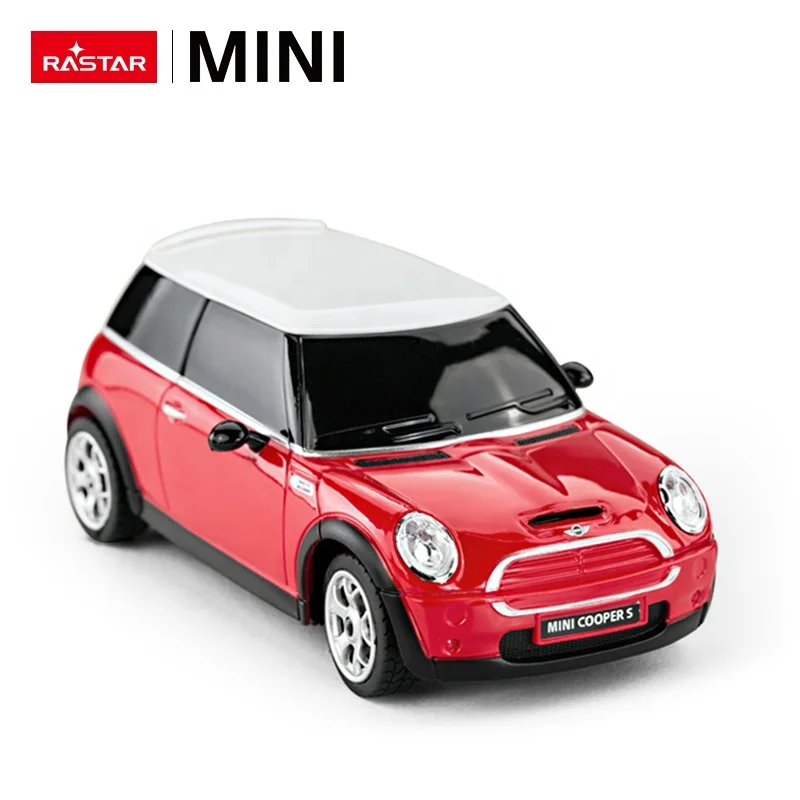 RASTAR RC 1:24 MINI COOPERS Model Control Cars Toys Color Battery Operated 4CH Scale Down in Red Yellow Blue Electric Plastic AA