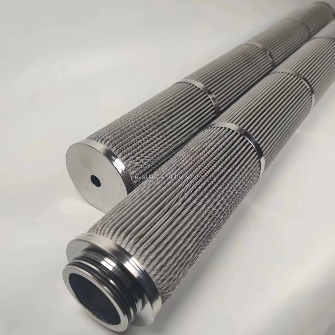 Stainless Steel Metal Mesh Wave Folding Melt Filter Element for Recycled Plastic PE