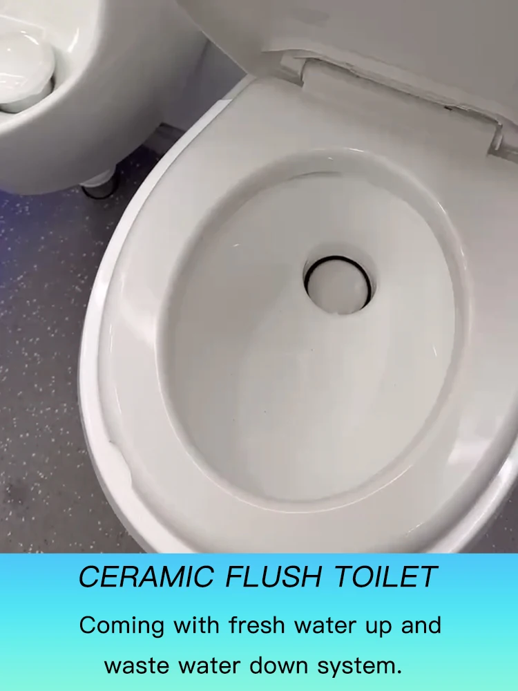 Portable restrooms outdoor mobile plastic toilet bathroom trailer washroom camping toilet