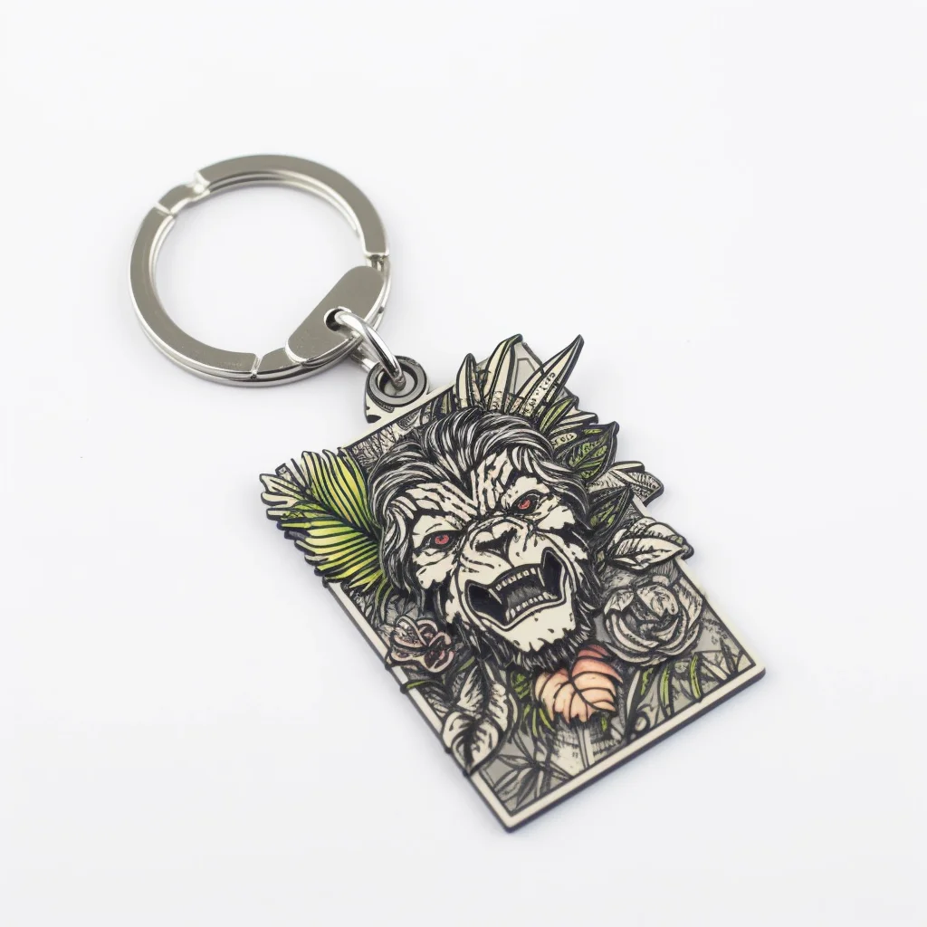 Promotional Cartoon Cartoon Pepper Luxury Spray Metal Keychains