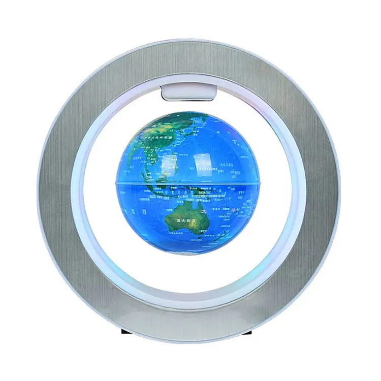 
New design floating globe levitating globe magnetic floating globe with O shape 4 inch US EU UK AU plug Creative 