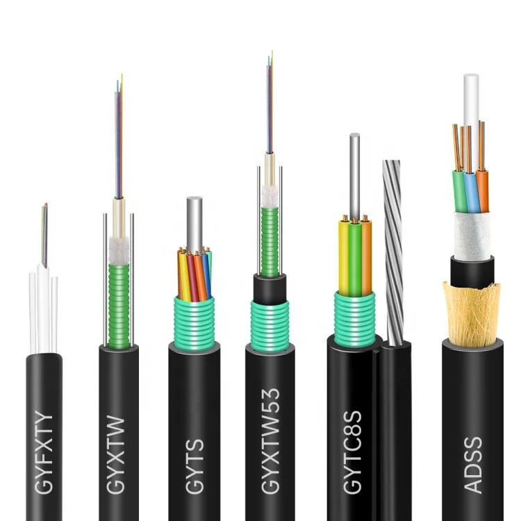 Outdoor Optical Fiber Cable GYXTW  Single Mode Fiber Optic Cable G652D 12 core 24 core outdoor single mode fiber optic gyxtw