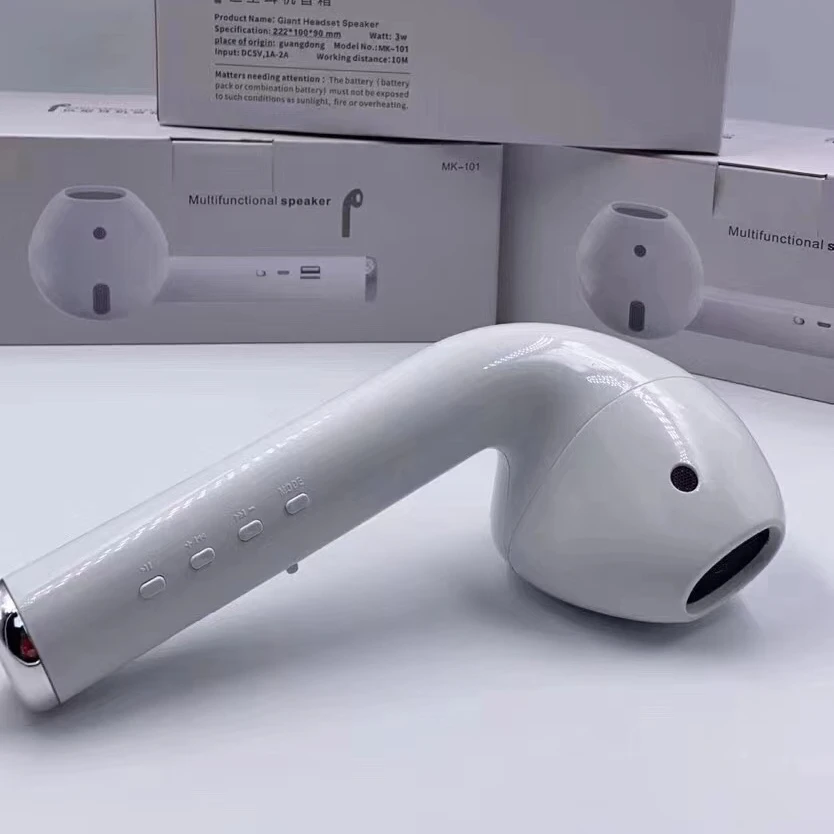 New Giant Blueetooth Headset Speaker Cool Gift Blueetooth Speaker MK101 Explosion Models Earphones