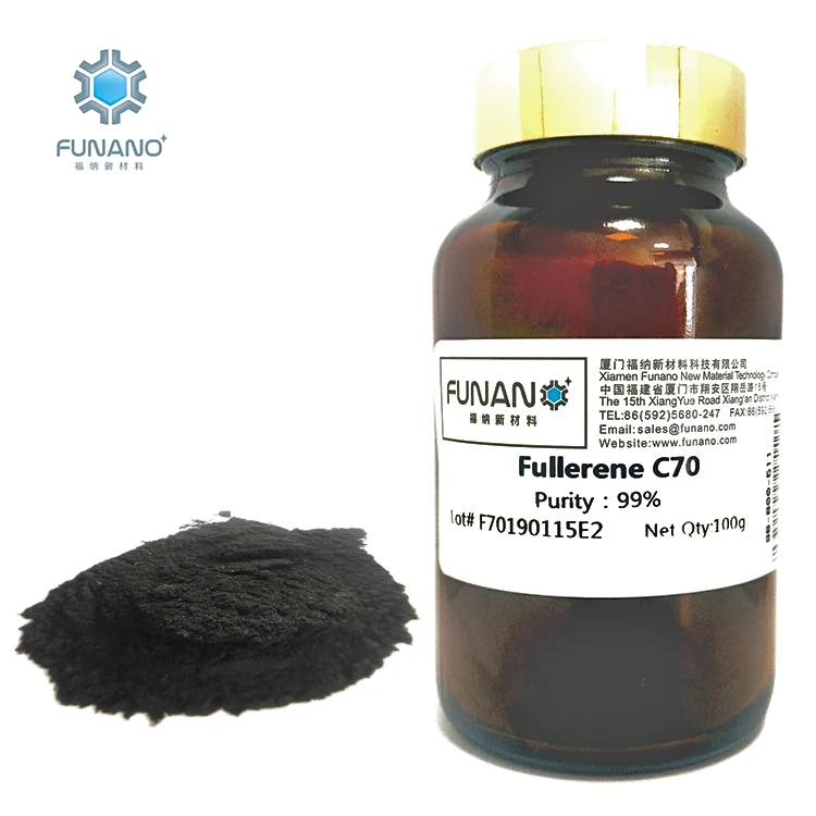 
Manufacturer Funano High Milled Pure Carbon Fiber Powder Tempered Steel Chemicals Raw Materials Fullerene C70 99% 