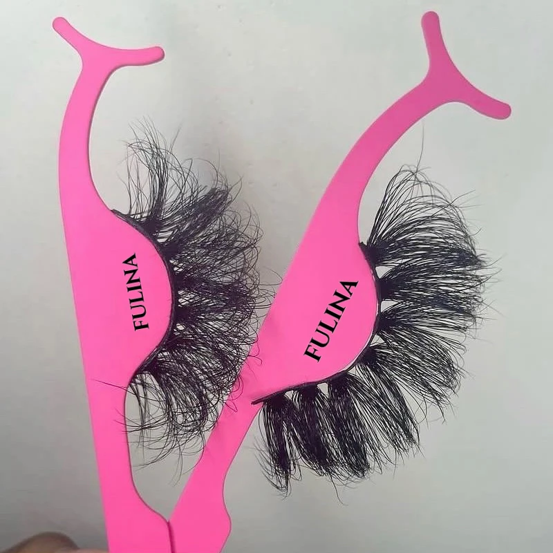 wholesale fluffy 3D real mink DD curl lashes 20mm 25mm volume eyelash manufacturer