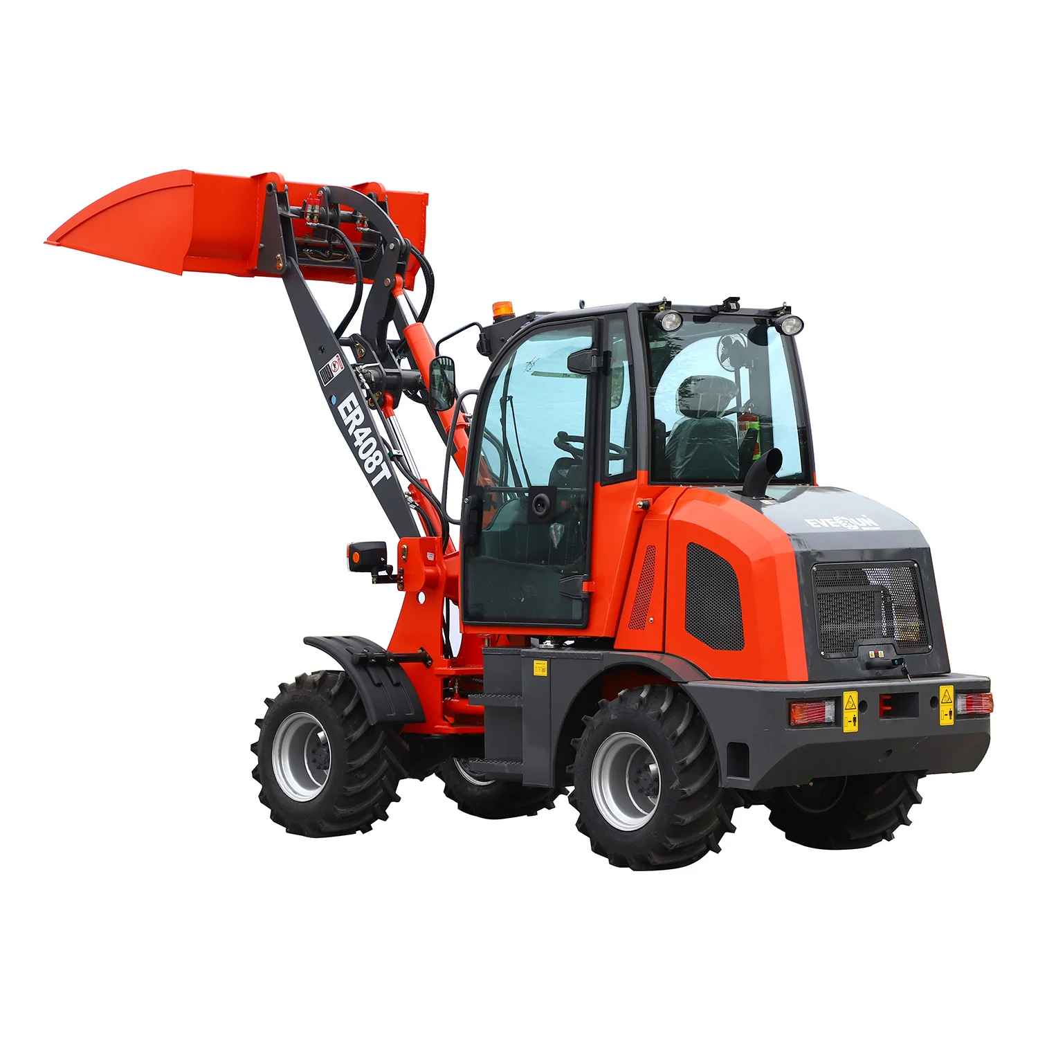 Chinese Everun New mini wheel loader ER408T 0.8ton Construction Machine Front Cabin Garden Farm Wheel Loader Machine