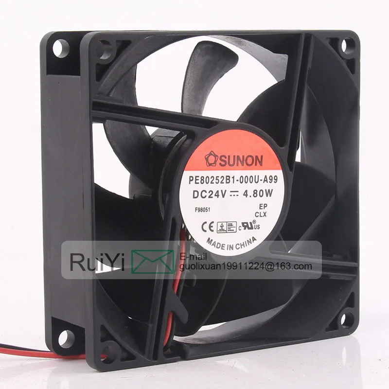 PE80252B1-000U-A99 F98051 EP CLX DC 24V 4 8 W центробежный промышленный вытяжной осевой безщеточный вентилятор