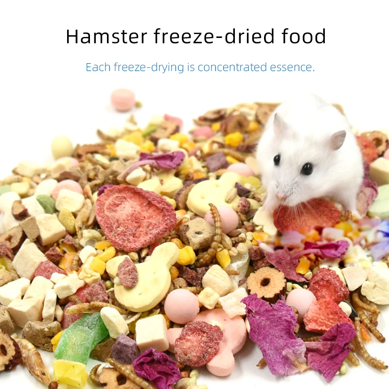 Hamster food beauty nutritional staple supplies flower branch mouse bread worm dry feed Golden Bear pet