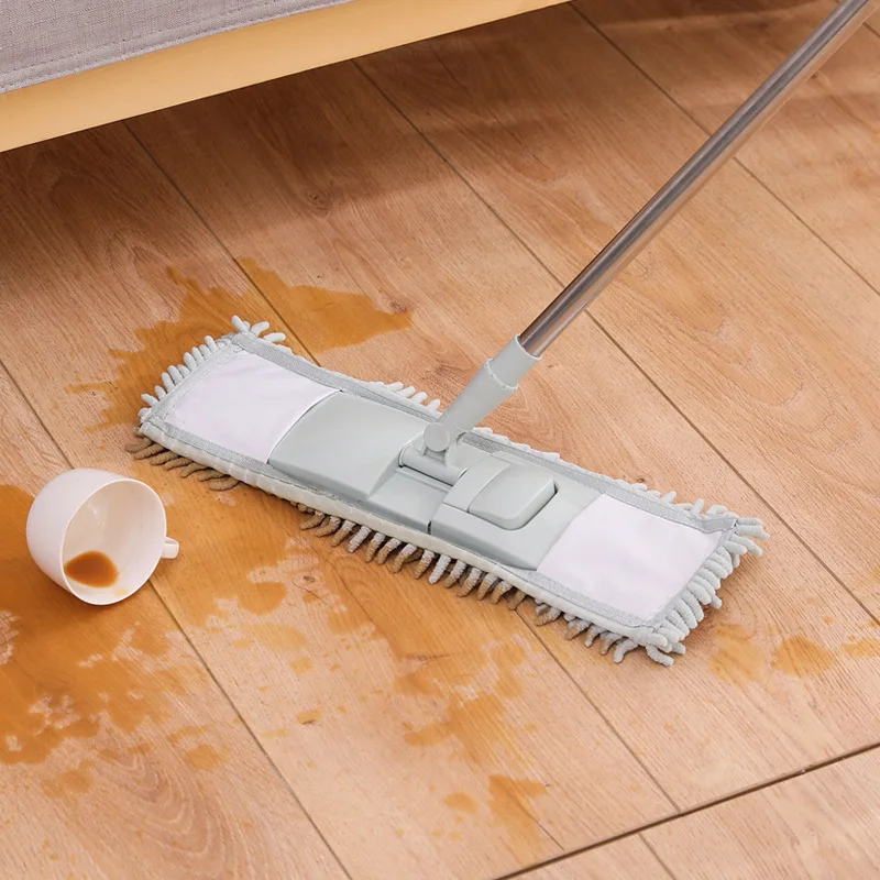 Microfiber chenille Folding Flat Mop,Adjustable Ceiling Cleaning Flat Mop With Telescopic Handle cleaning floor washable