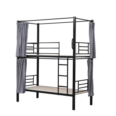 
Military Dormitory Metal Triple bunk bed / Cheap bunk beds home use for sale 3 levels bunk bed for hostels hotel 
