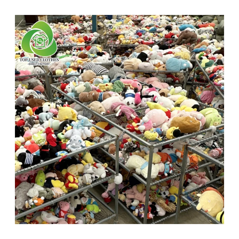 Zugumi High Quality And Various Design Used Soft Toys Bales Container, Hot Selling Used Toys Japan