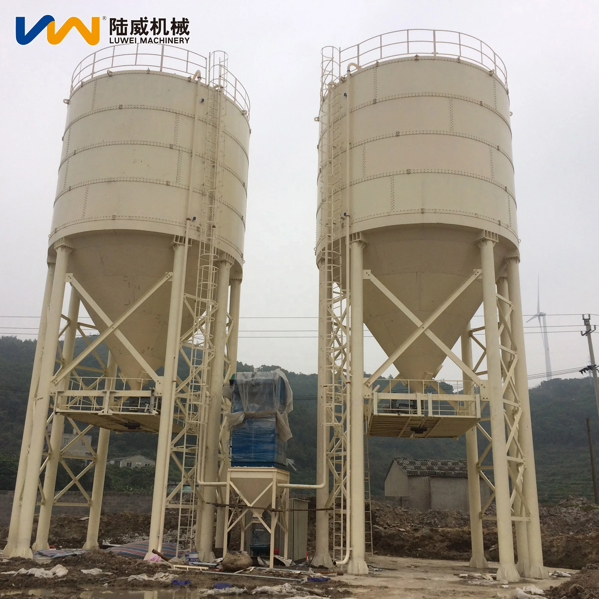3t-500t bolted steel silo to store ore ,mineral, stone, coal etc