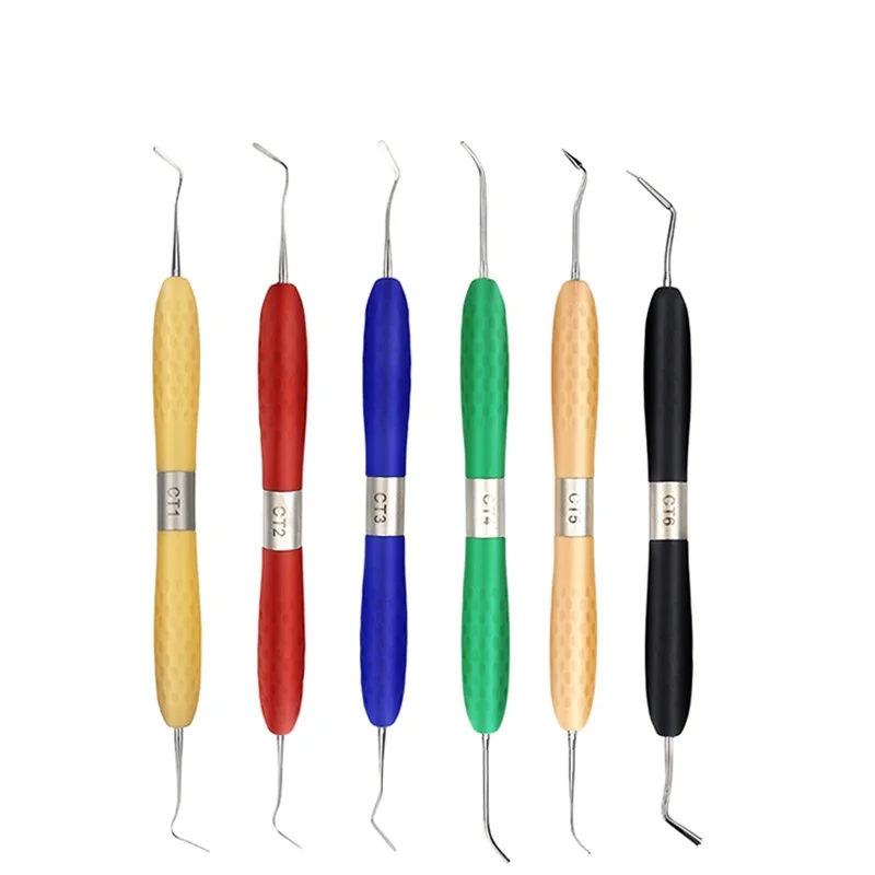 Dental Instrumental Aesthetic Restoration  Dental Composite Endodontic Hand Pluggers for Resin Shaping Aesthetic Restoration