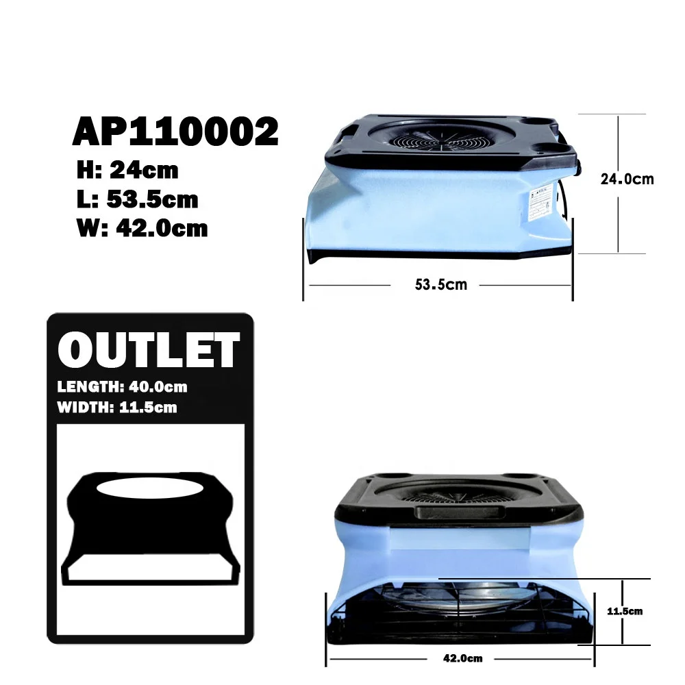 925cfm industrial commercial portable building carpet dryer velo pro low profile air movers blower for water damage restoration