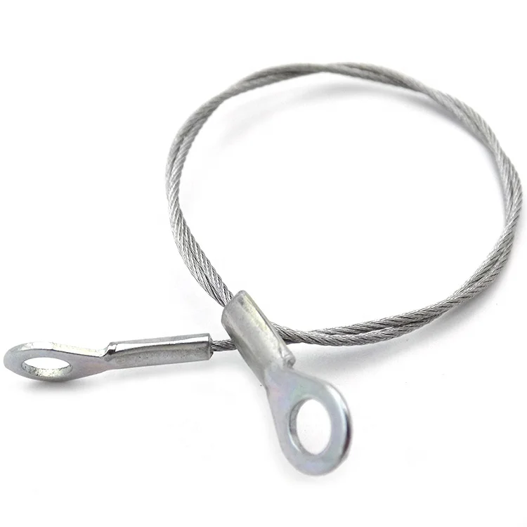 C-Pin, подвесная вешалка для проводов из нержавеющей стали на заказ, подвесная вешалка для проводов, Потолочная СТАЛЬНАЯ ВЕРЕВКА с концами-петлями