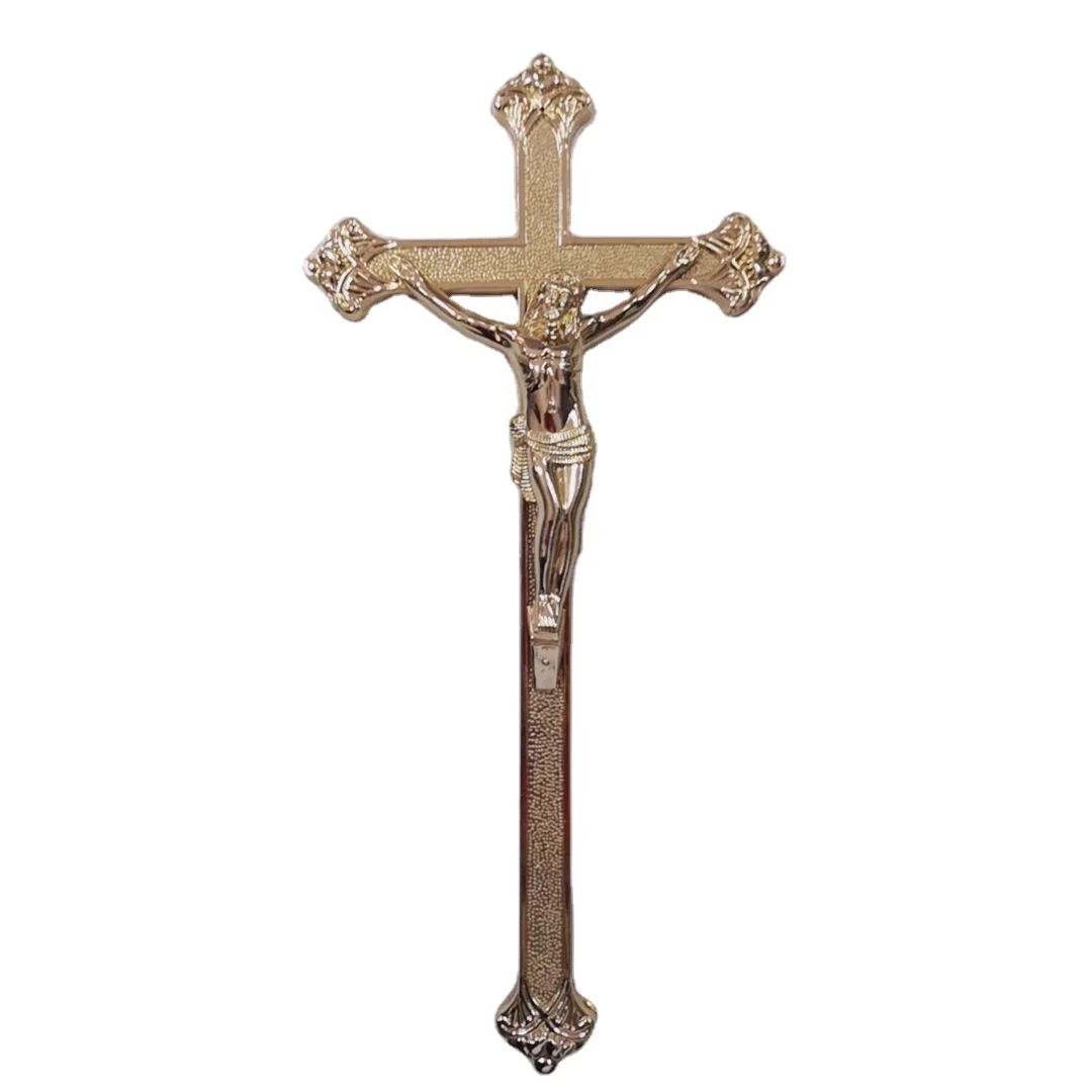 DP047 Coffin Lid Decoration Casket Accessories  European style Plastic Cross In Funeral Supplies