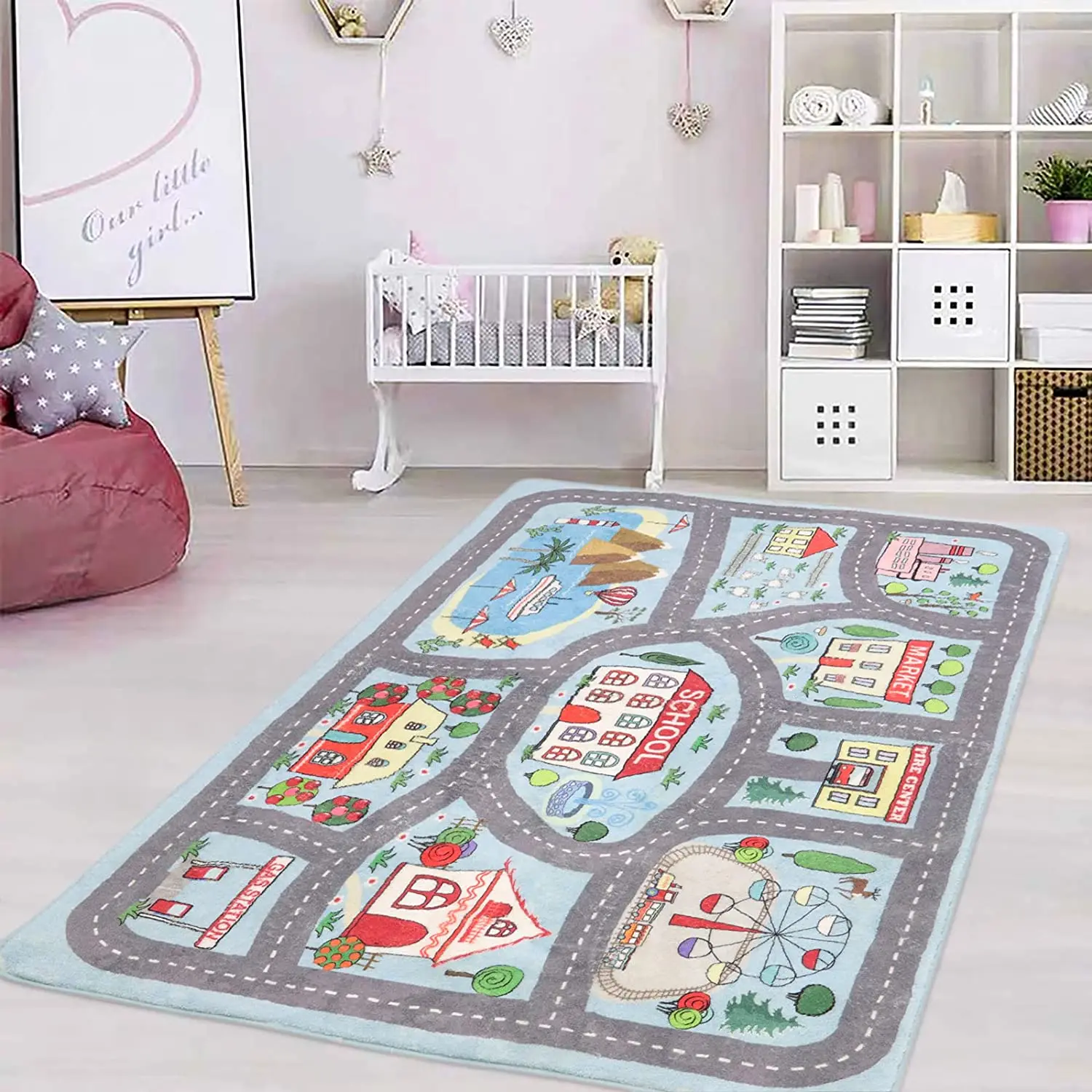 ABC Alphabet Area Rug Wool Kids baby play mat acrylic area rug Cashmere rugs for kids rooms Soft Plush Educational carpet
